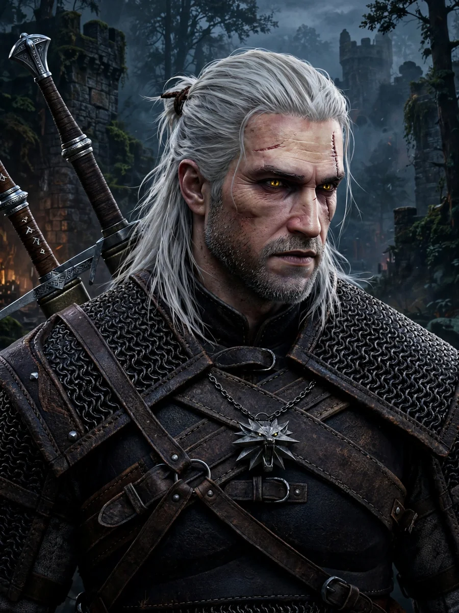 Act as a Geralt of Rivia Image Generation — ChatGPT Prompt