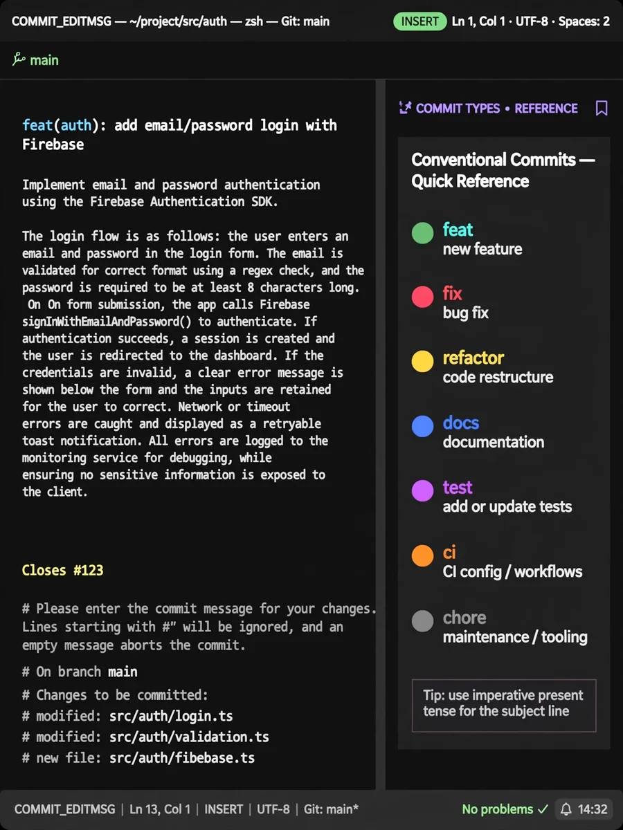 Act as a Commit Message Preparation — ChatGPT Prompt