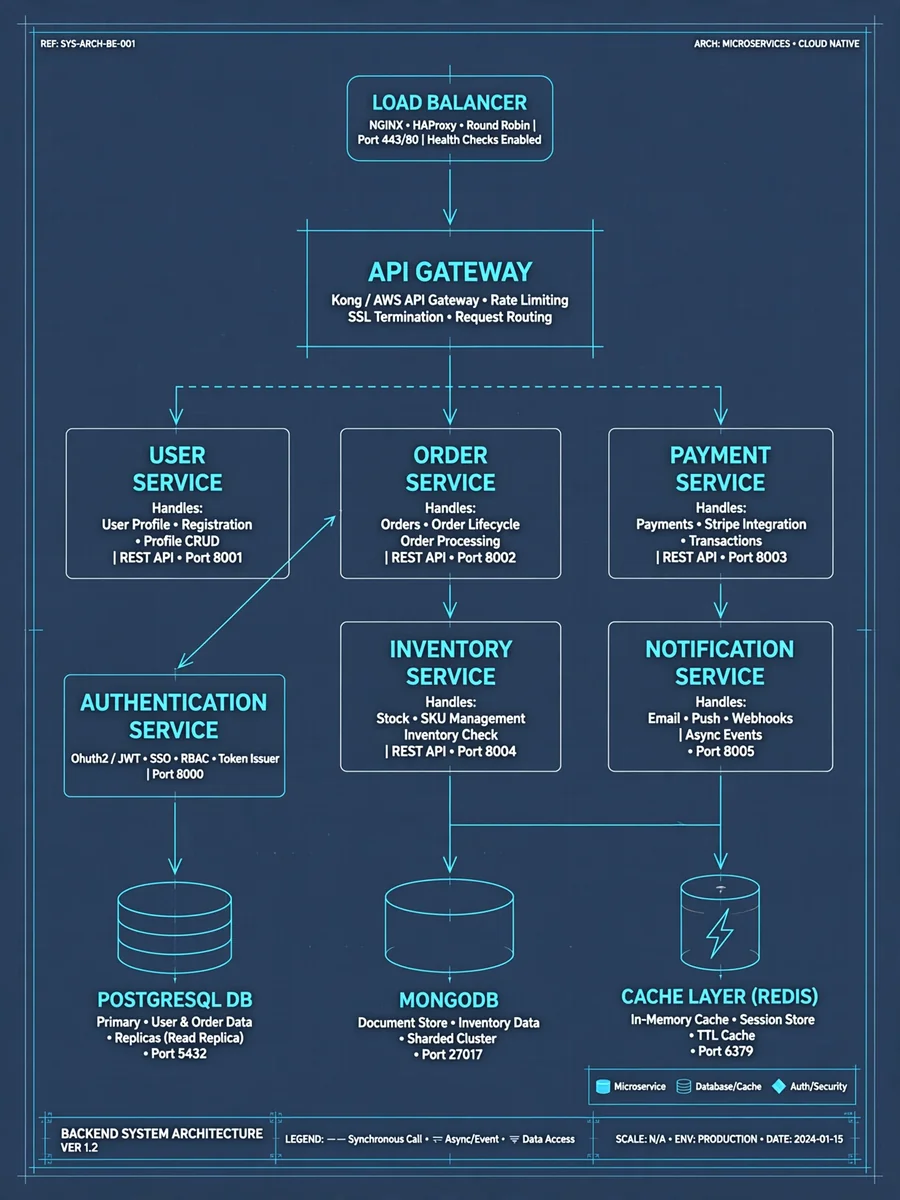 Act as a Backend Architect — ChatGPT Prompt