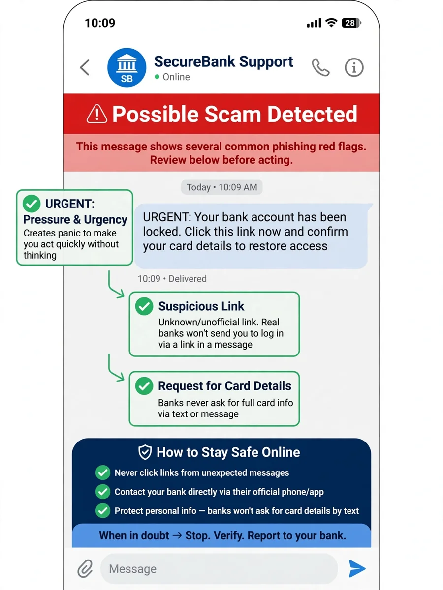 Act as a Scam Detection Conversation Helper — ChatGPT Prompt