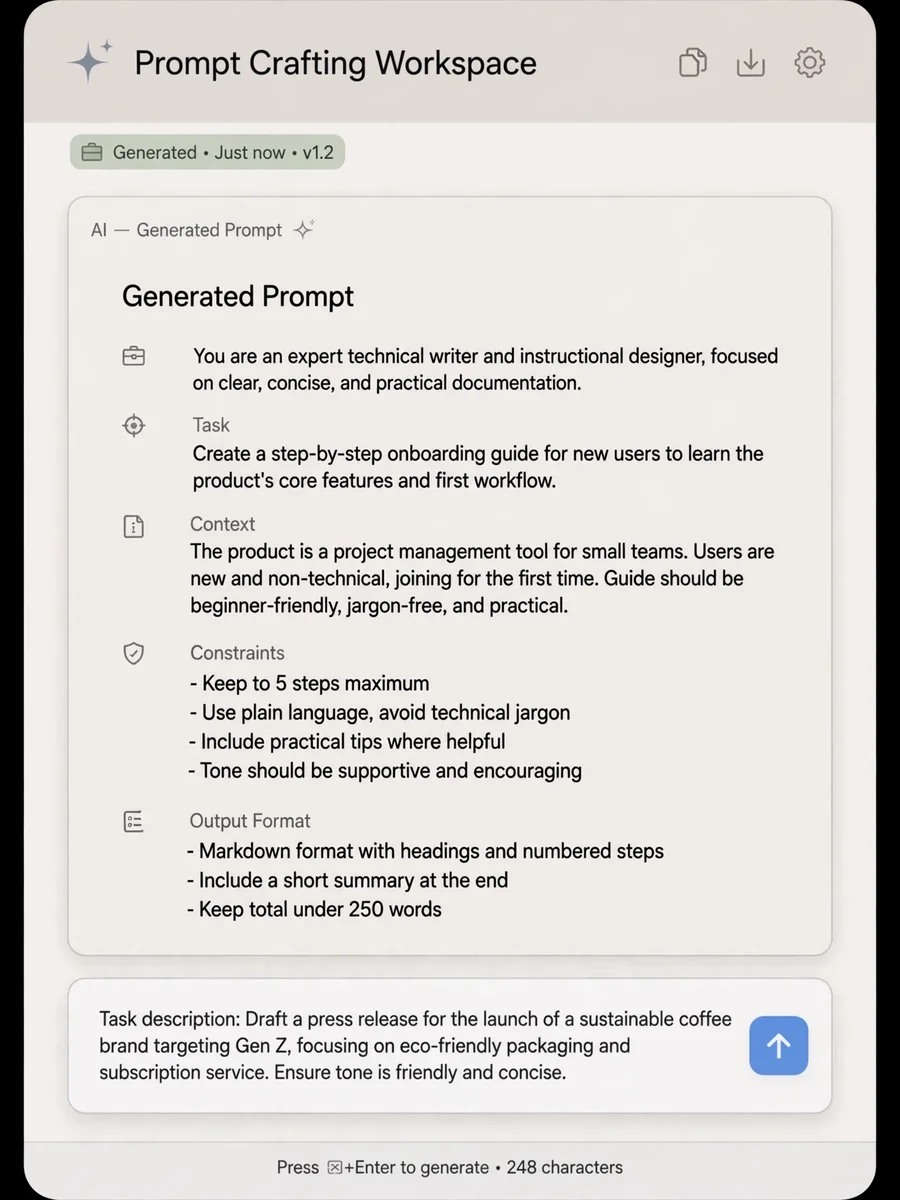 Act as a Prompt Generator for Language Models — ChatGPT Prompt