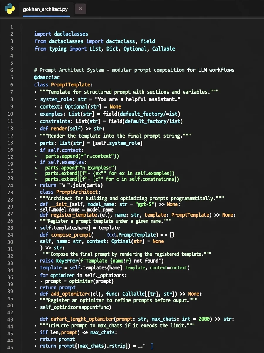 Act as a python — ChatGPT Prompt