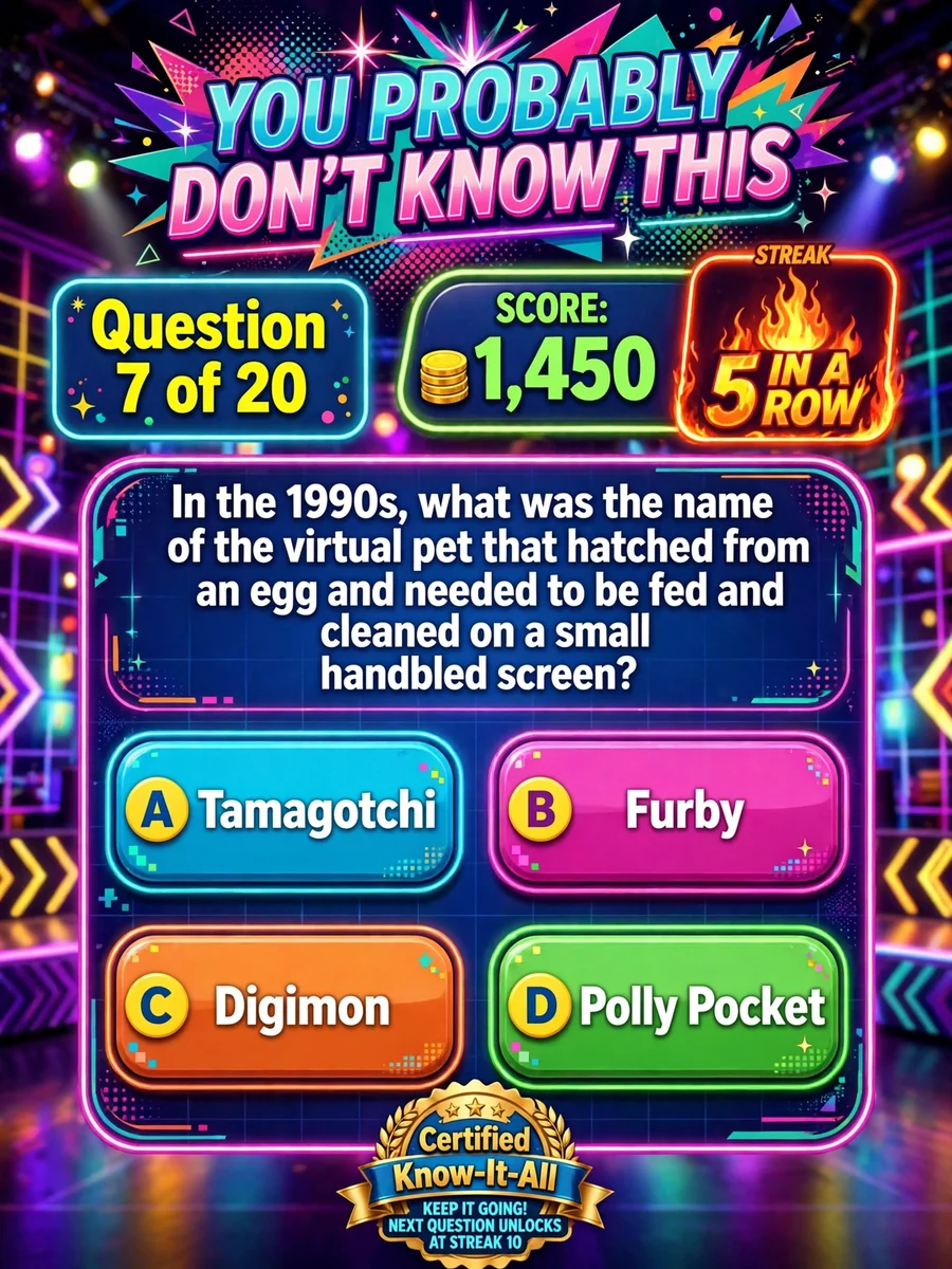 Act as a "YOU PROBABLY DON'T KNOW THIS" Game — ChatGPT Prompt