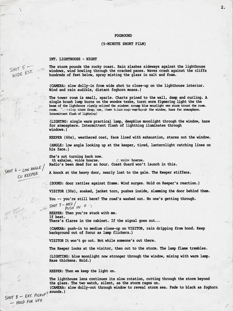 Act as a Screenplay Script with Cinematography Details — ChatGPT Prompt