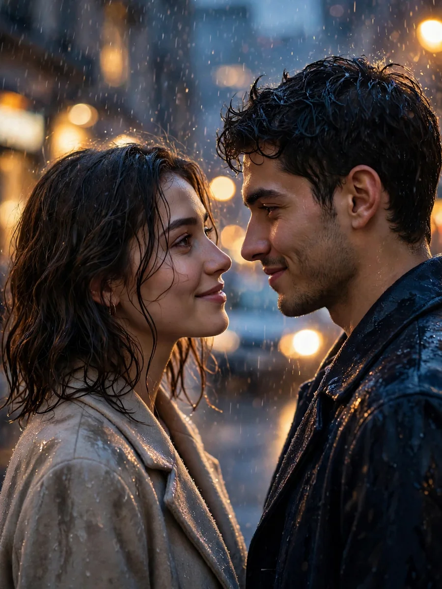 Act as a Romantic Rainy Scene Video — ChatGPT Prompt