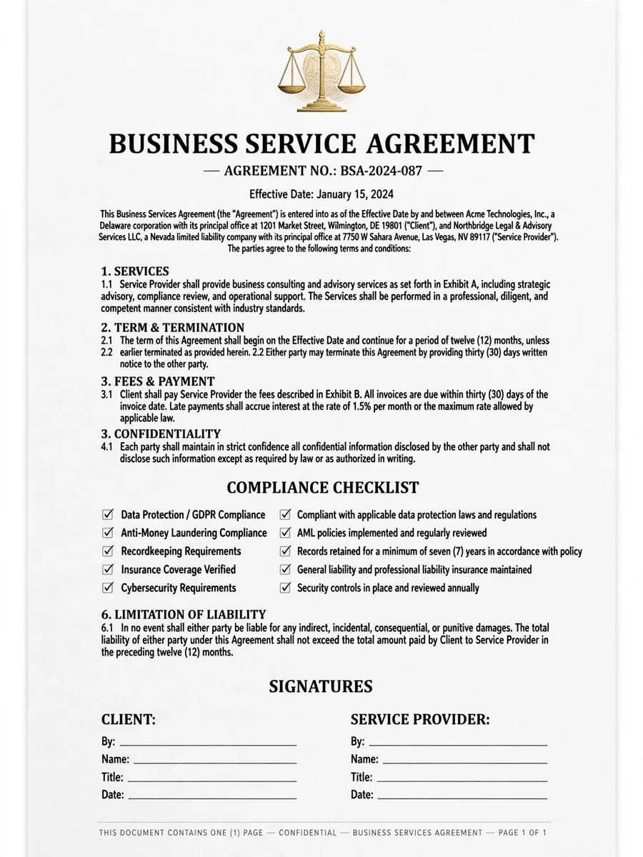 Act as a Business Legal Assistant — ChatGPT Prompt