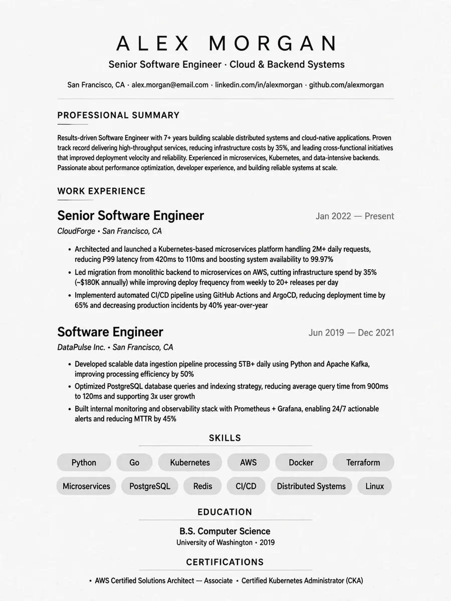 Act as a Resume tailoring — ChatGPT Prompt