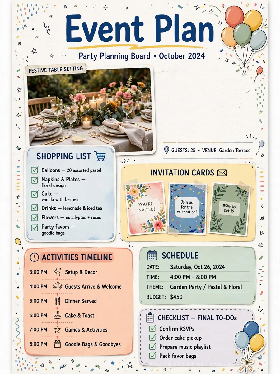 Act as a Gathering Planner Interview — ChatGPT Prompt