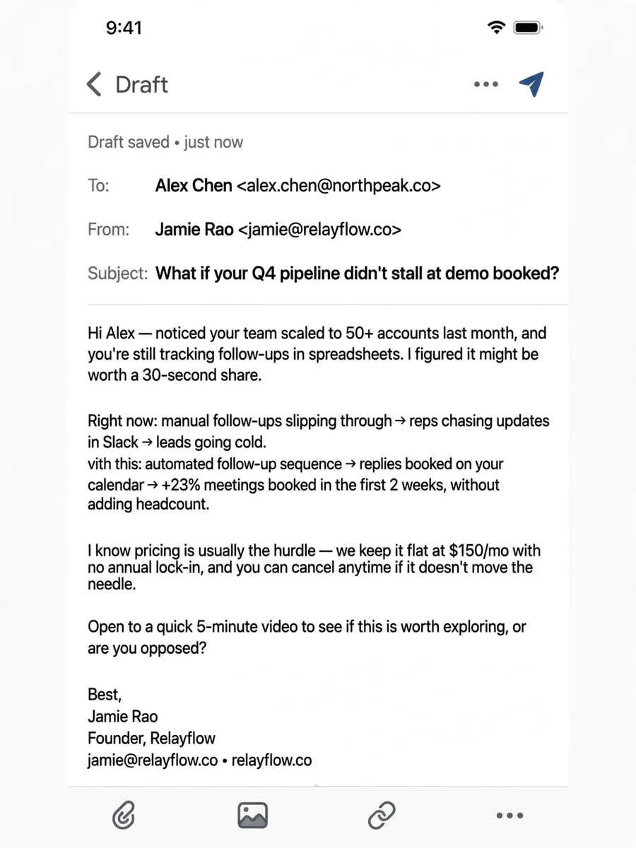 Act as a High Conversion Cold Email — ChatGPT Prompt