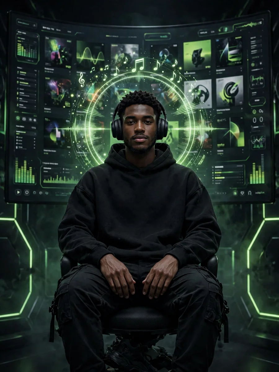 Act as a Spotify room cinematic — ChatGPT Prompt