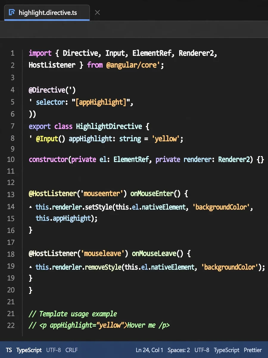 Act as an Angular Directive Generator — ChatGPT Prompt