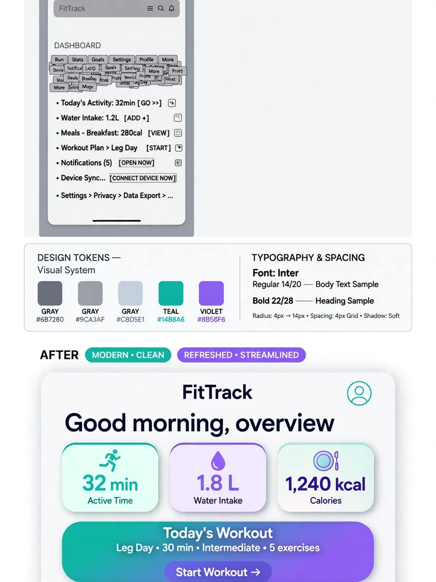 Make UI/UX better of an already Created Application — ChatGPT Prompt