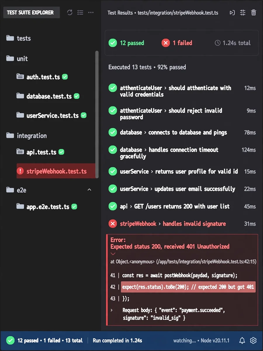 Test Engineer Agent Role — ChatGPT Prompt