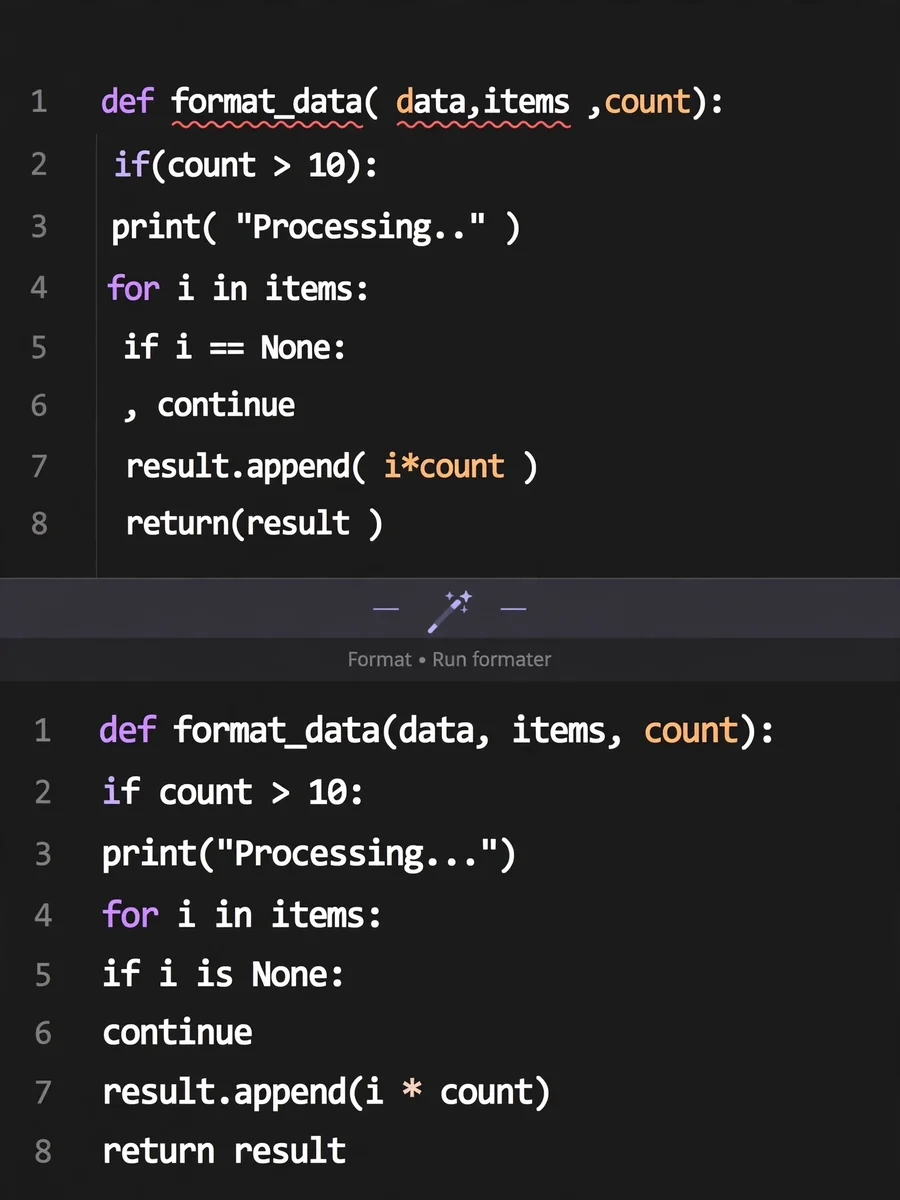 Code Formatter Agent Role — ChatGPT Prompt