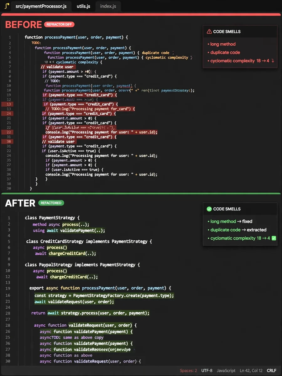 Act as a Refactoring Expert Agent Role — ChatGPT Prompt