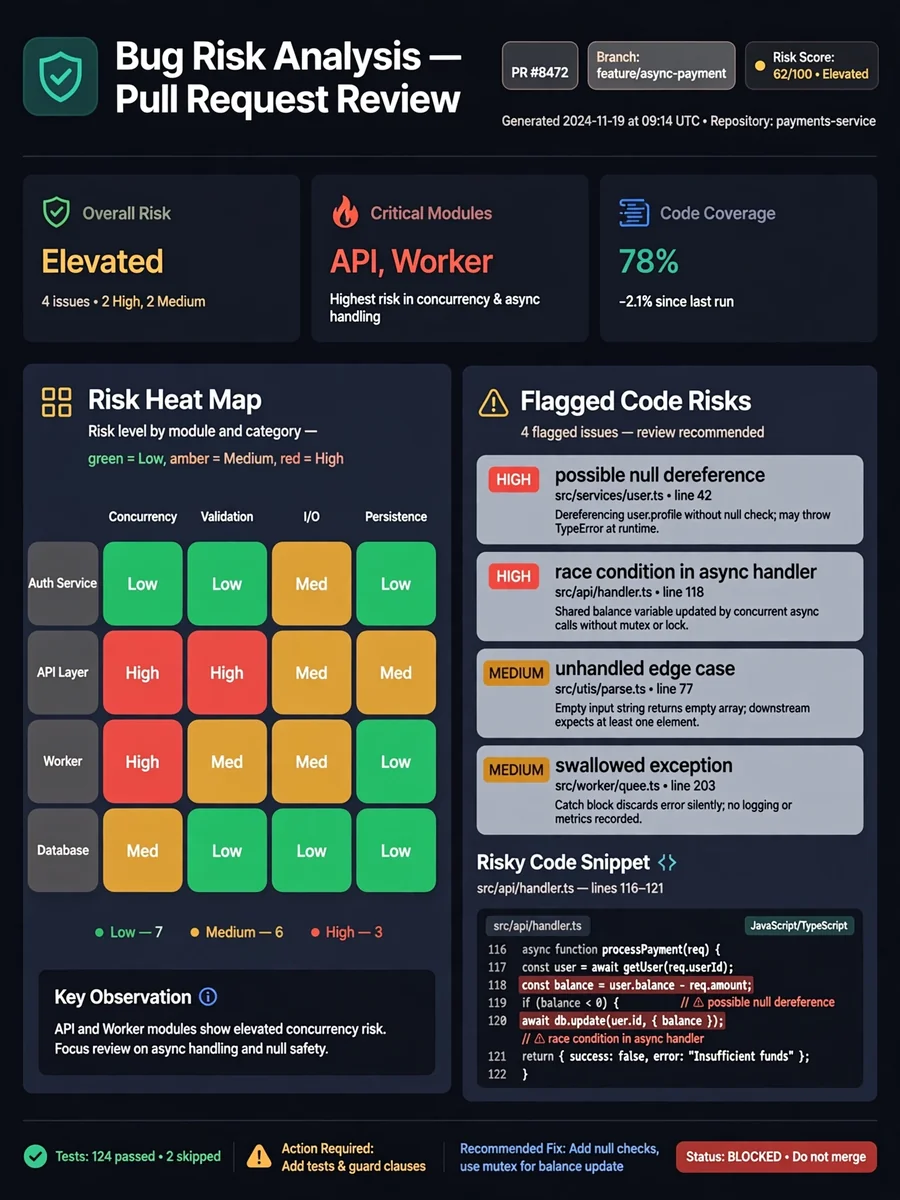 Act as a Bug Risk Analyst Agent Role — ChatGPT Prompt