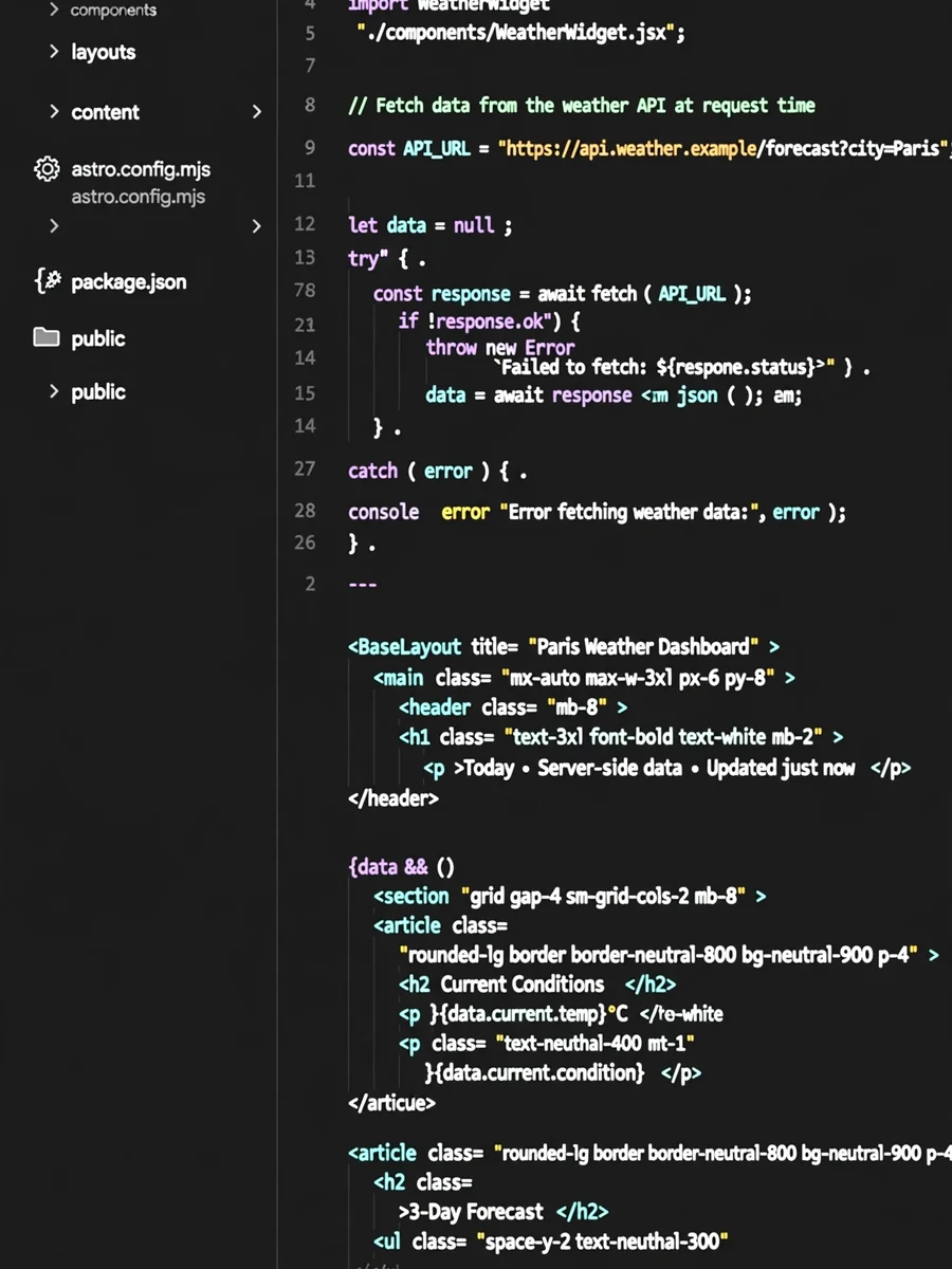 Act as an Astro.js — ChatGPT Prompt