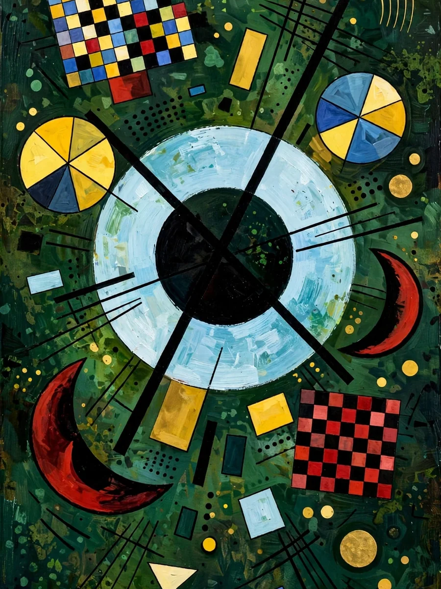 Abstract Geometric Art Prompt Inspired by Wassily Kandinsky — ChatGPT Prompt