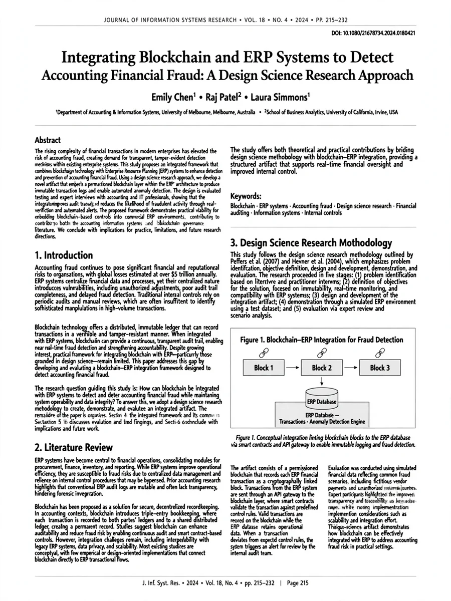 Act as an Accounting Information System — ChatGPT Prompt