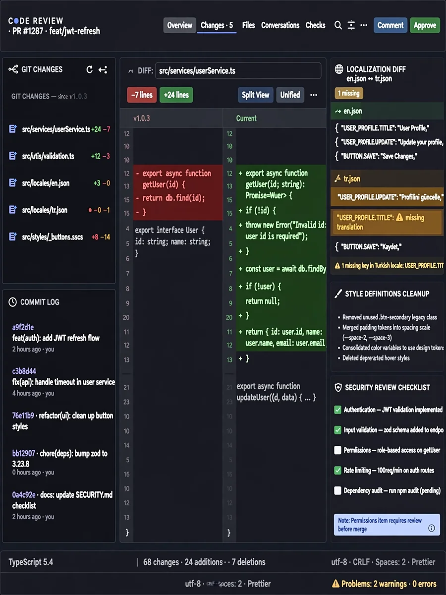 Act as a Version Review — ChatGPT Prompt