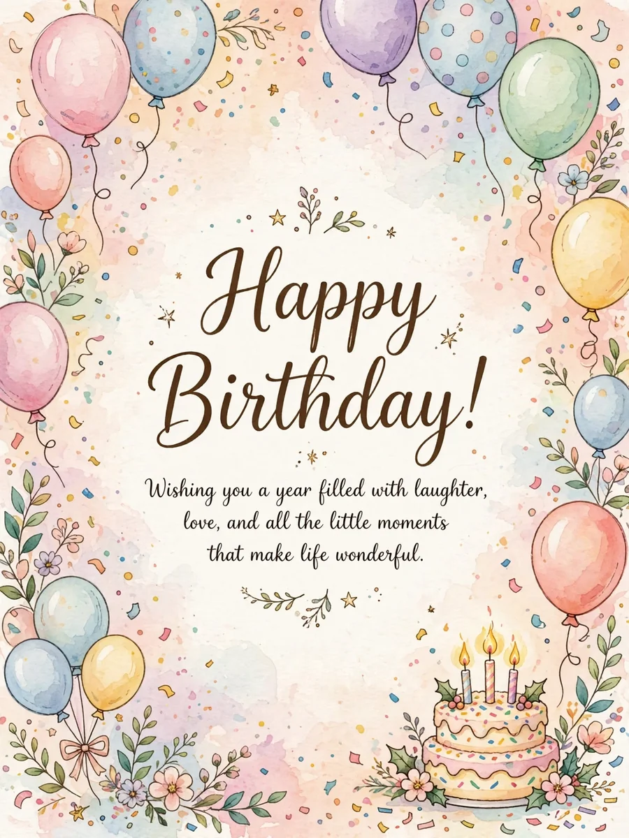 Act as a Customizable Birthday Message Generator — ChatGPT Prompt