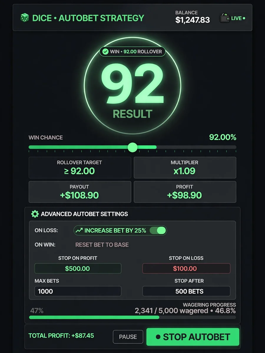 Ultimate Stake.us Dice Wagering Strategy Builder — Rollover & Playthrough Completion — ChatGPT Prompt