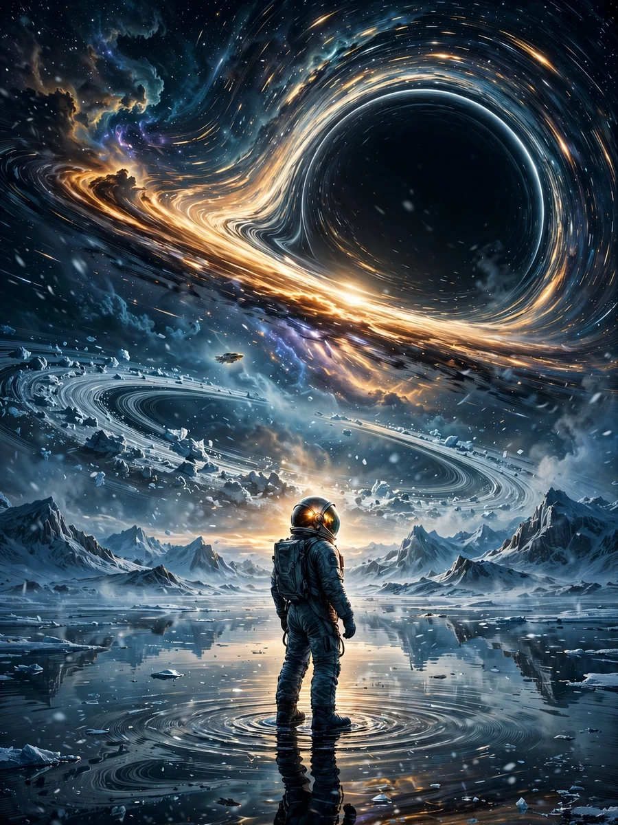 Act as an Interstellar Movie Poster Illustration — ChatGPT Prompt