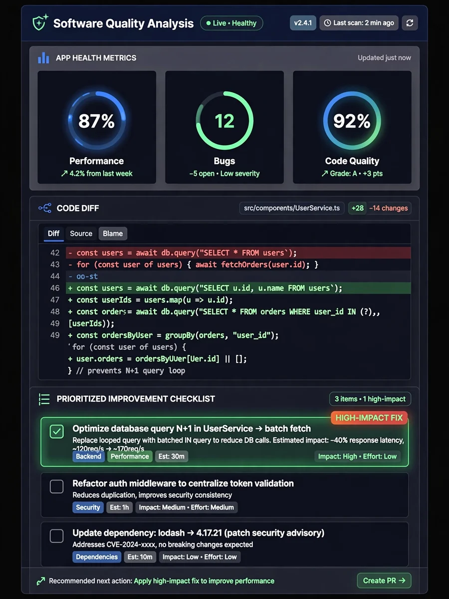 Act as a 🔧 AI App Improvement Loop Prompt — ChatGPT Prompt