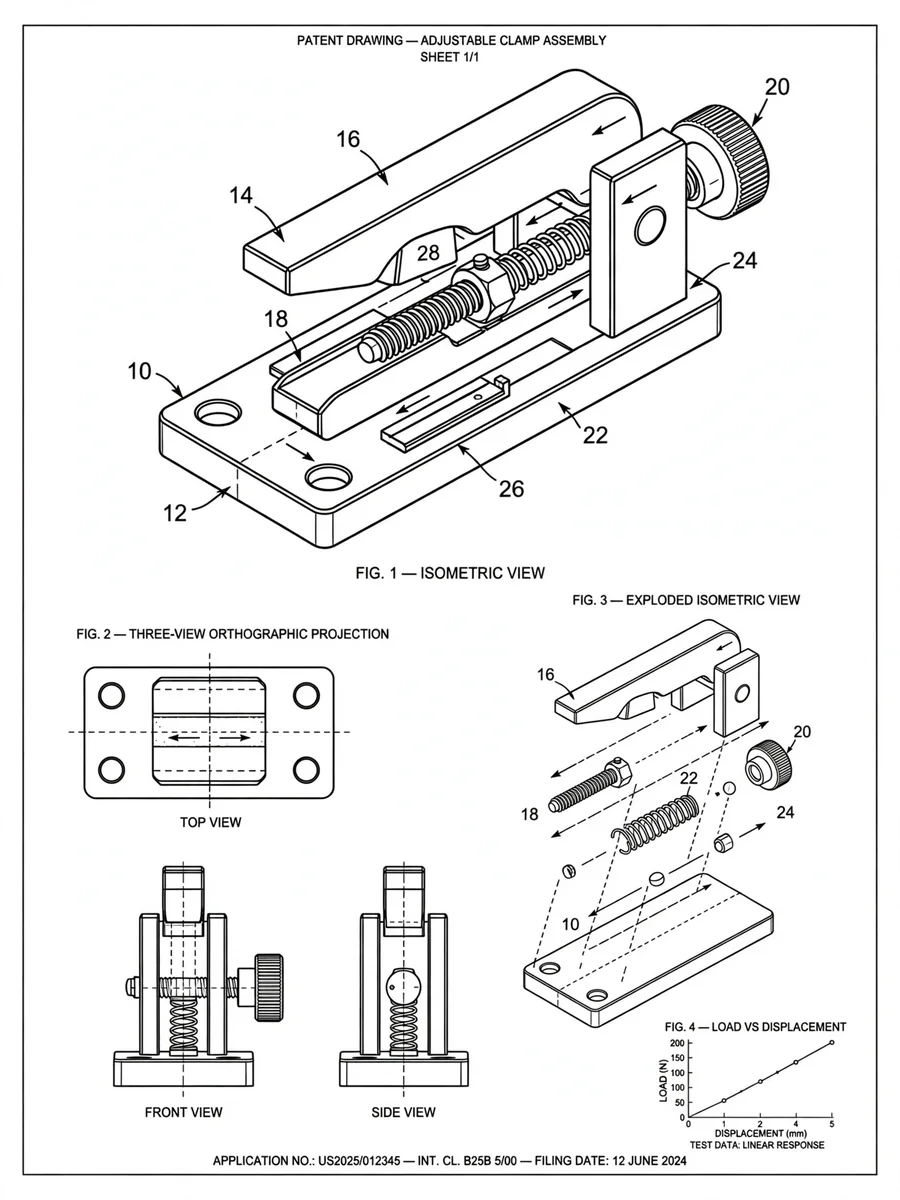 Patent Illustration Design with SolidWorks and Origin Styles — ChatGPT Prompt