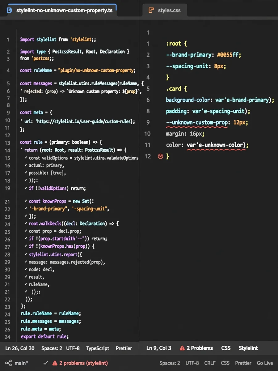 Act as a Stylelint Plugin Author — ChatGPT Prompt
