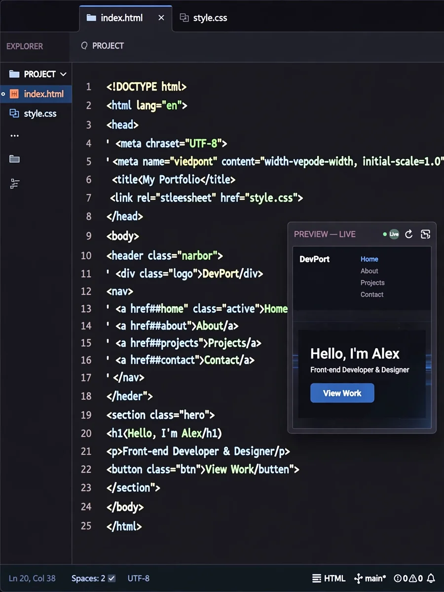 Modify Front-End Webpage with Codex and Image Input — ChatGPT Prompt