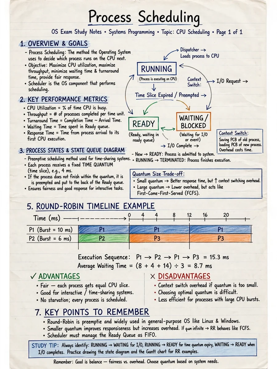 Act as an operating system exam preparation — ChatGPT Prompt
