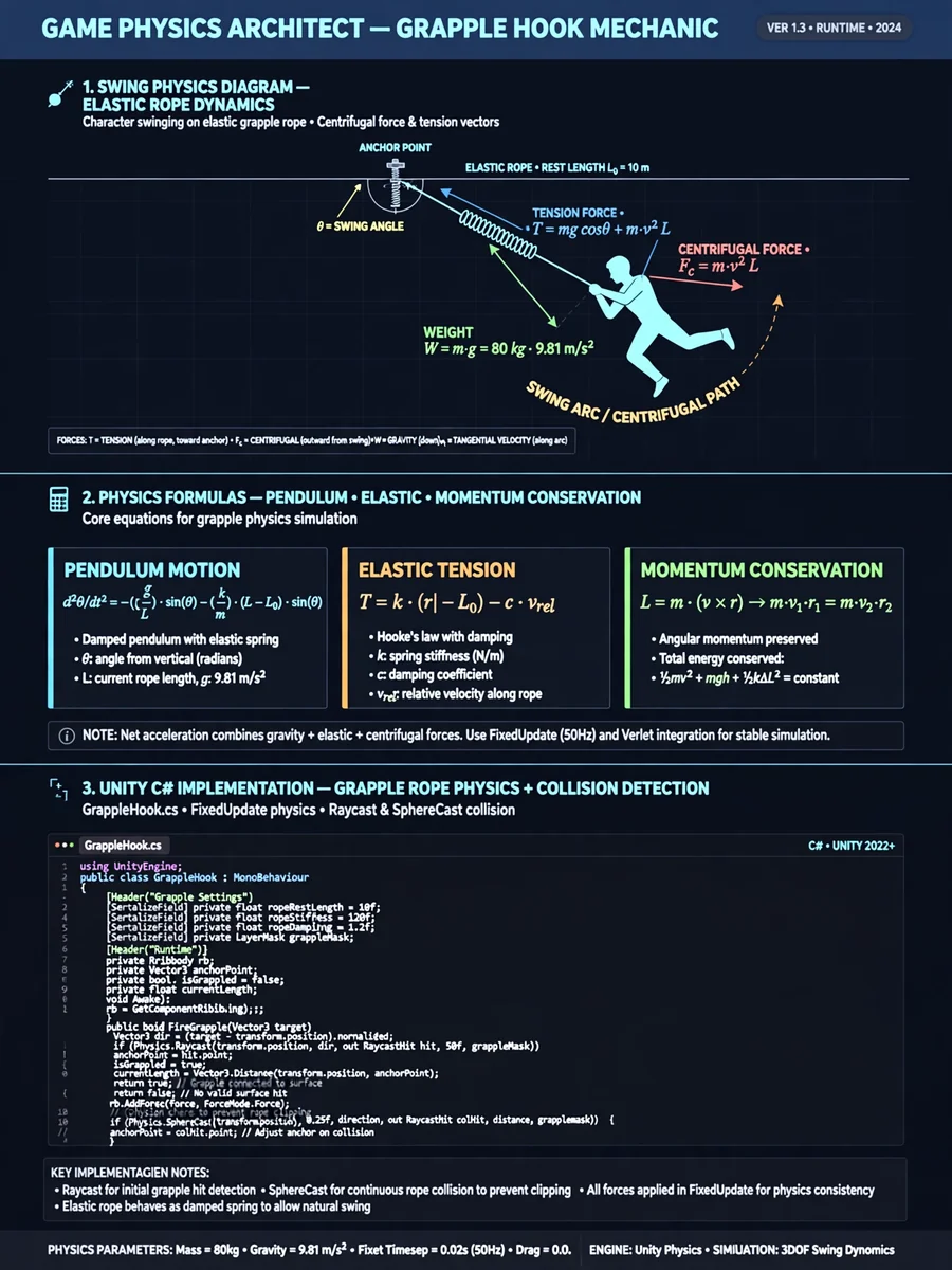 Act as a Game Physics Architect — ChatGPT Prompt
