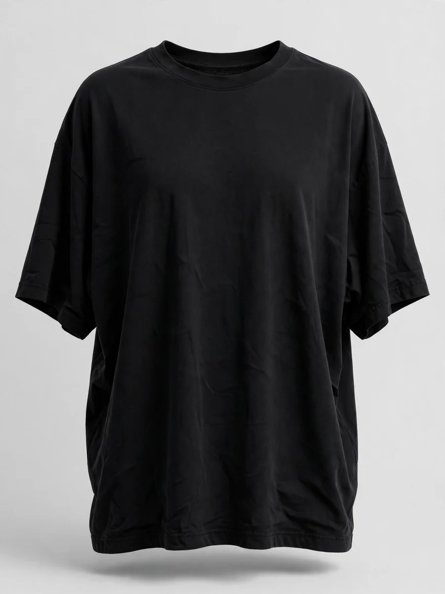 bulk images generate for black tshirt oversize short t shirt loose — ChatGPT Prompt