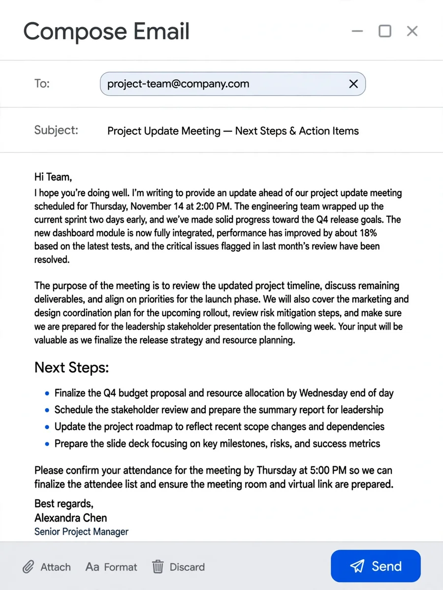 Write an Email — ChatGPT Prompt