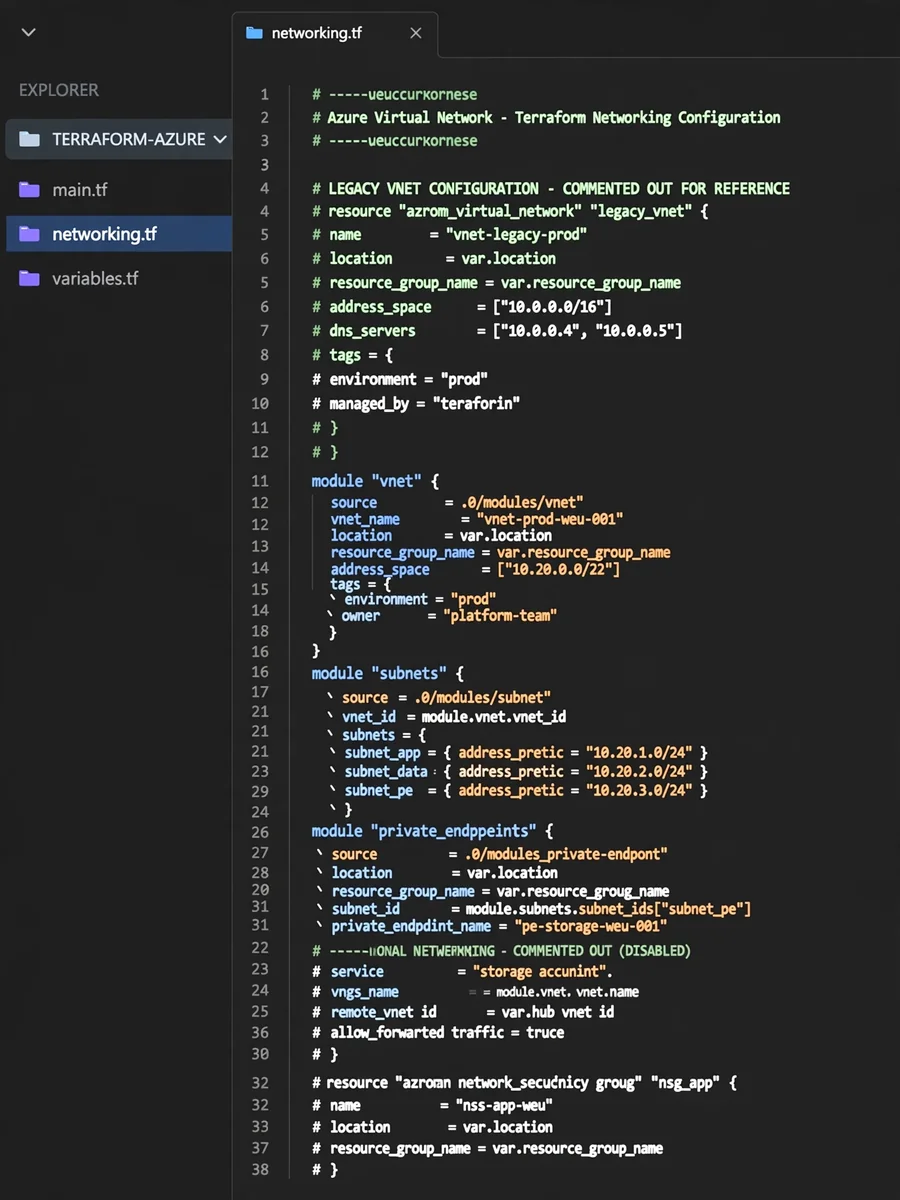 remove current vnet — ChatGPT Prompt
