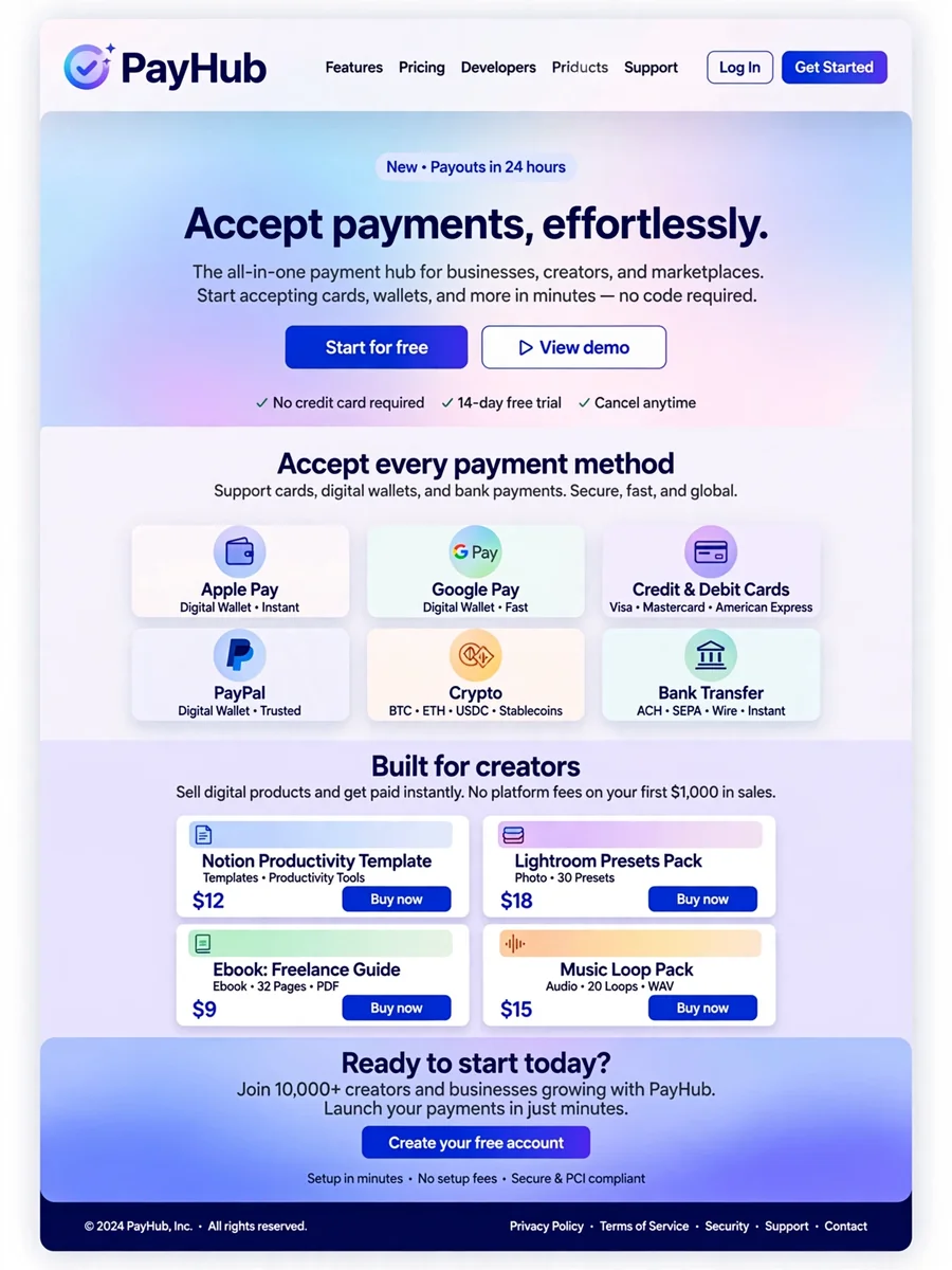 Act as a Payment gateway page — ChatGPT Prompt