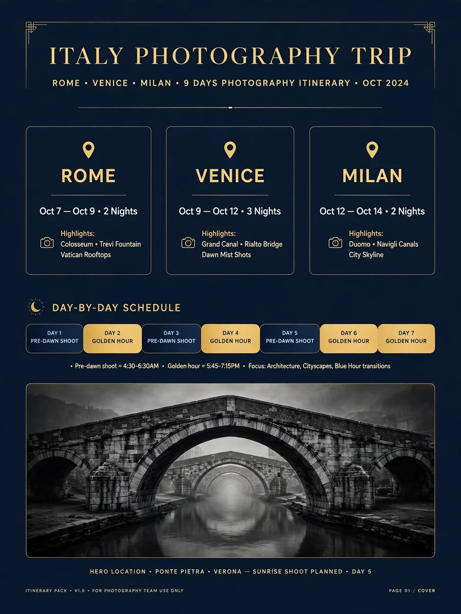 Photography Trip Planning — Research-Backed Itinerary Builder — ChatGPT Prompt