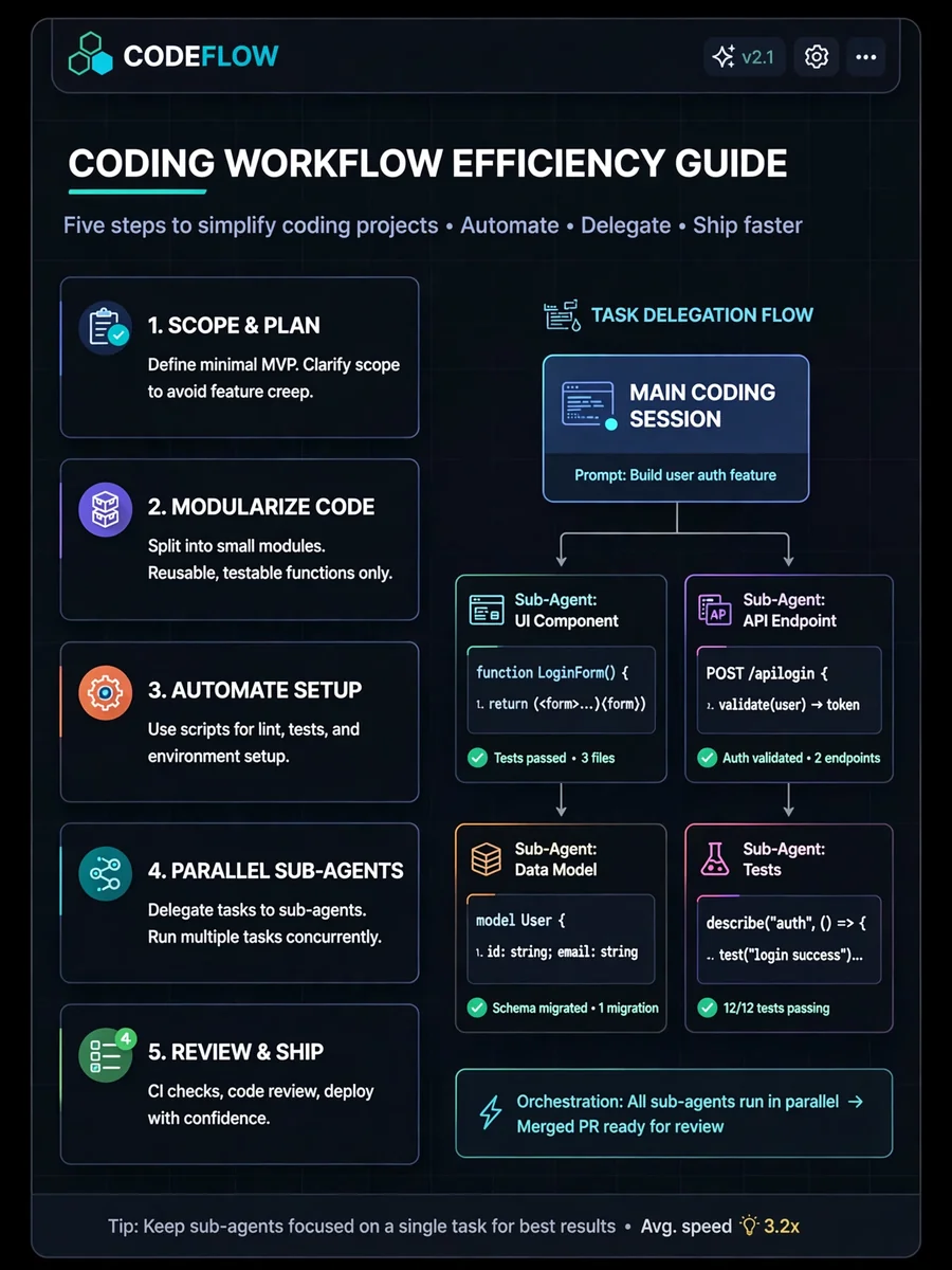 Act as an Enhancing Efficiency with Codex Using Sub-Agents — ChatGPT Prompt