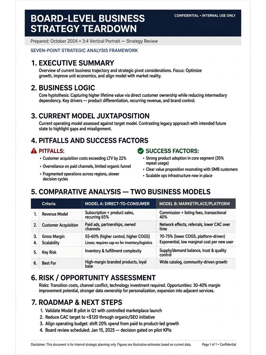 Act as a bizcase — ChatGPT Prompt