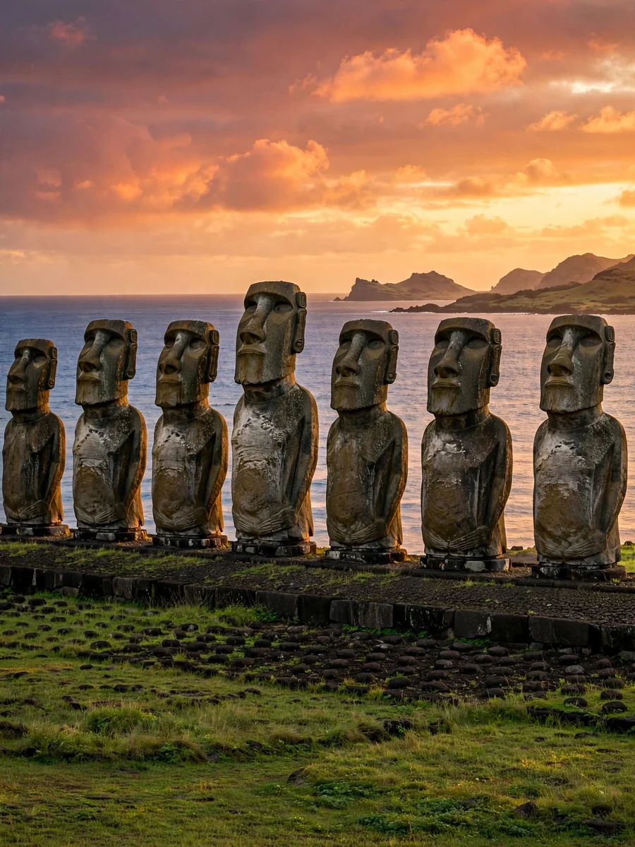 The Mystery of Easter Island | Who Built the Giant Moai Statues? In the middle of the Pacific Ocean lies a tiny island filled with hundreds of giant stone statues. — ChatGPT Prompt