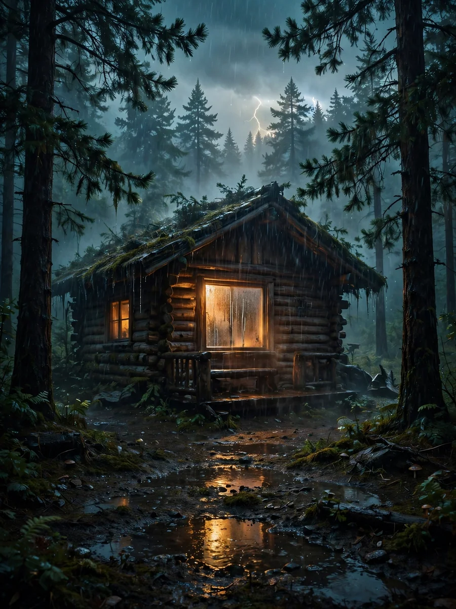 Act as a Cozy Cabin in a Rainy Forest — ChatGPT Prompt