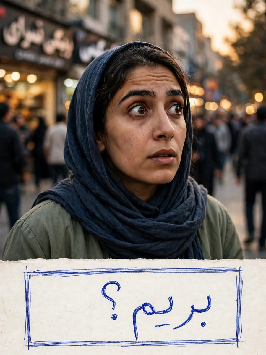 Act as a Candid Tehran Street Photo — بریم؟ — ChatGPT Prompt