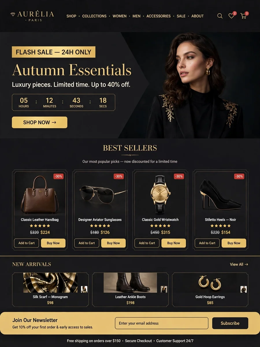Act as an E COMMERCE WEBSITE — ChatGPT Prompt
