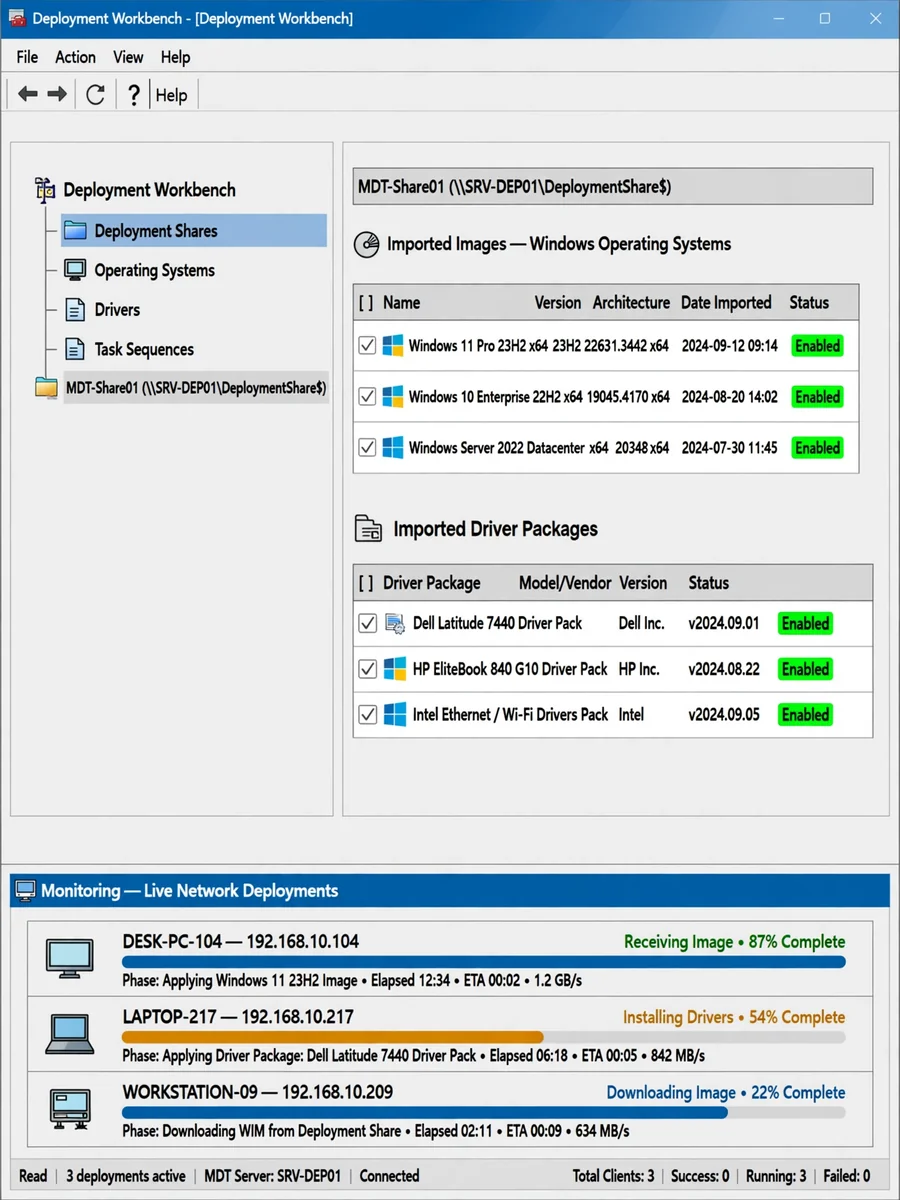 Act as a MDT WDS Windows Deployment Guide — ChatGPT Prompt