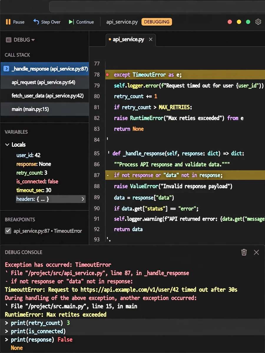 debug — ChatGPT Prompt