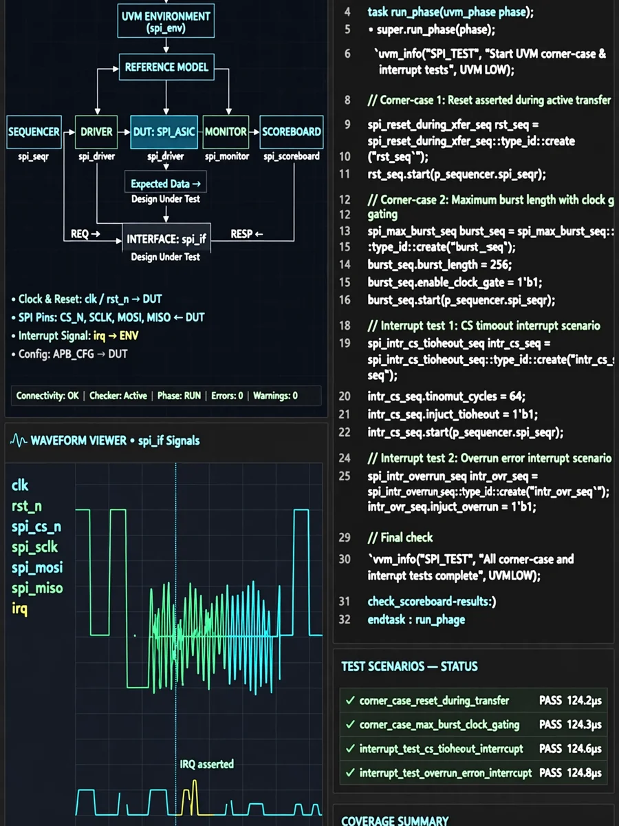 Act as a VLSI asic design verification engineer — ChatGPT Prompt