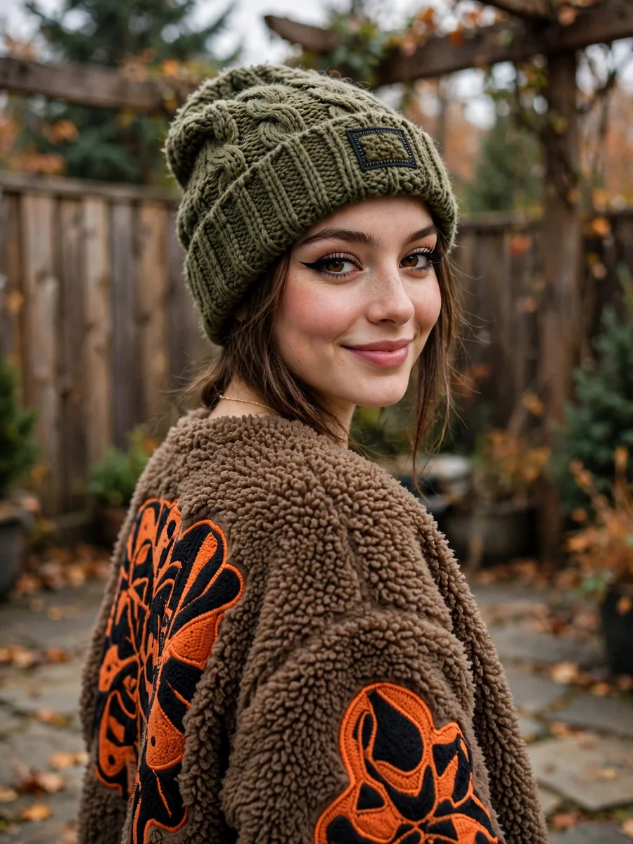 Act as a Cozy Autumn Sherpa Portrait — ChatGPT Prompt