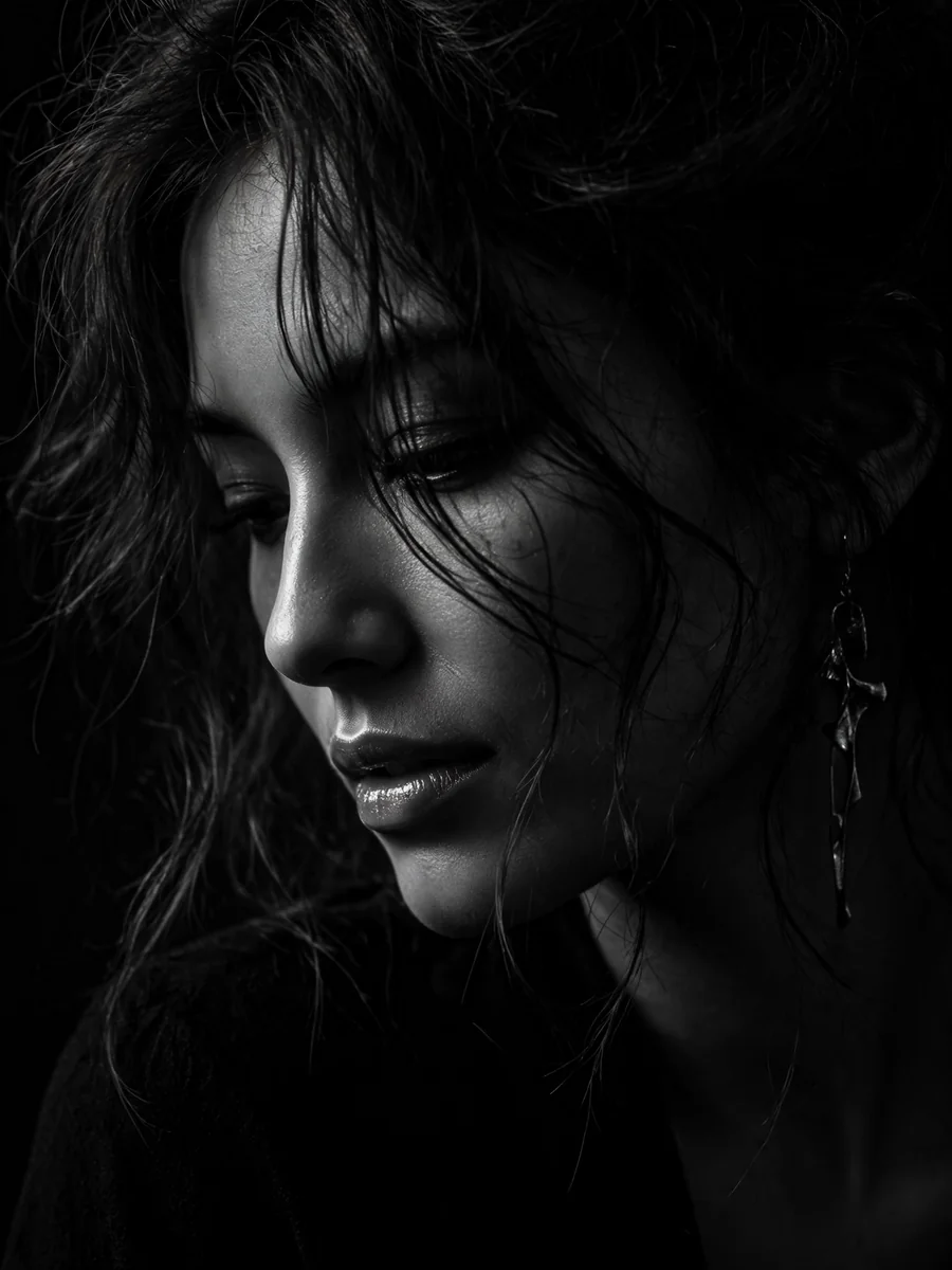 Act as a Monochrome Chiaroscuro Portrait — ChatGPT Prompt