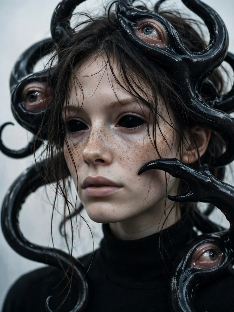Act as a Dark Surreal Organic Portrait — ChatGPT Prompt